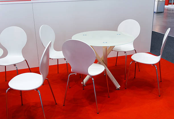 istock Tables and chairs in the dining area 636227914
