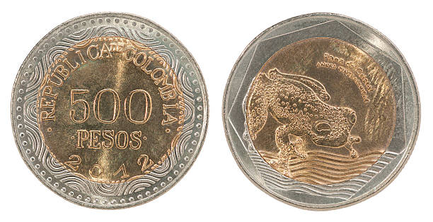 istock Colombia pesos coin set 636228736