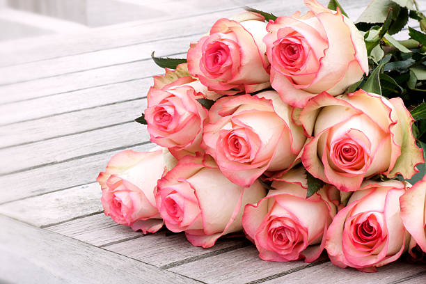 istock Bouquet of rose in spring 636231156