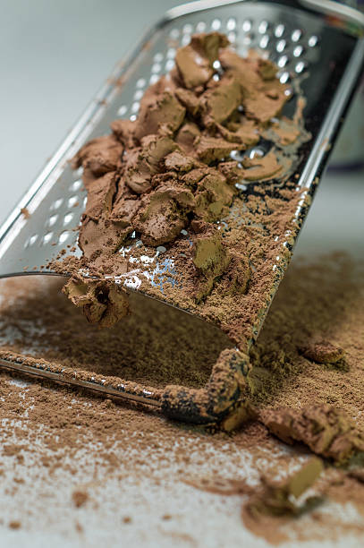 istock conceptual: cream to powder makeup foundation 636236130