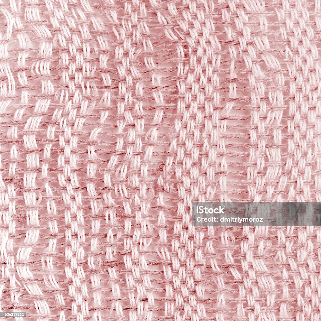 Hand weaving tweed Red hand weaving matting tweed fabric texture. Closeup square fragment Arts Culture and Entertainment Stock Photo