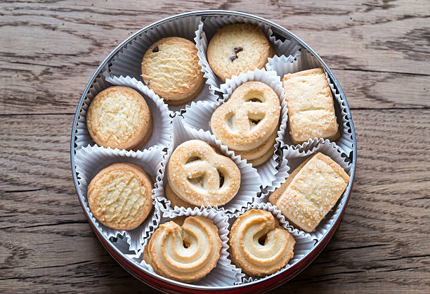 istock Box of butter cookies 636238976
