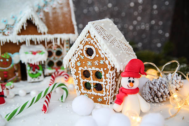 istock Variation of Christmas stollen with cookies 636240774