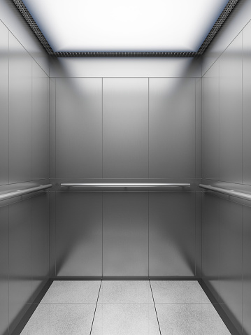 cabina de ascensor vacía photo