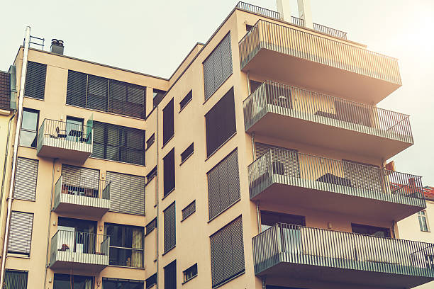 istock very modern apartment house with big balconies 636249372