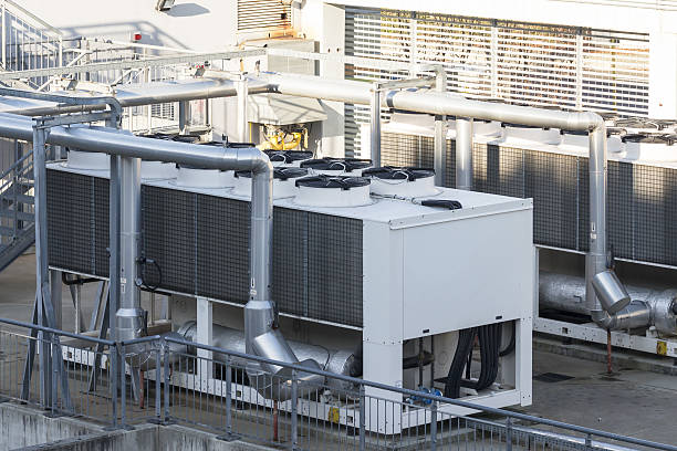 istock refrigerating unit for realization chilled water in an industry 636254528