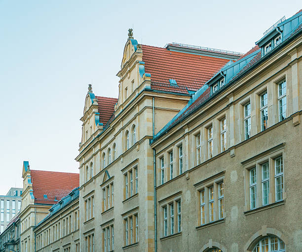 istock Orange and luxury building with red roof 636254606