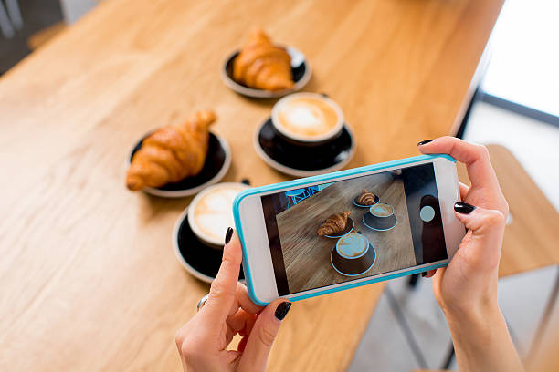 istock Photographing croissants with coffee 636255258