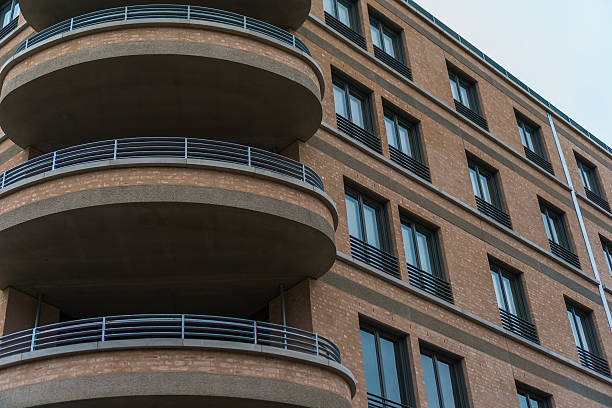 istock modern facaded balconies on brown building 636257998