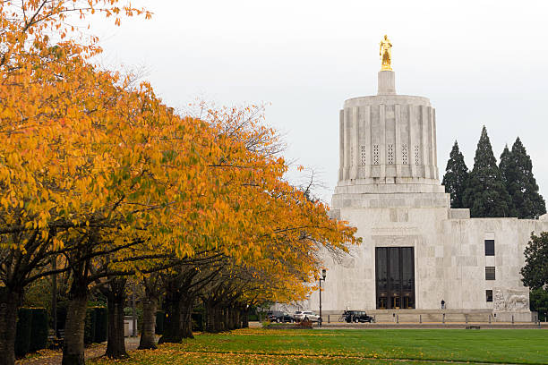 State Capital Salem Oregon Regierung Capital Building in der Innenstadt – Foto