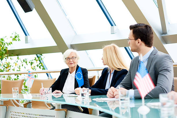istock Meeting of embassadors 636262544