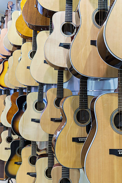 istock Shop acoustic guitars 636263166