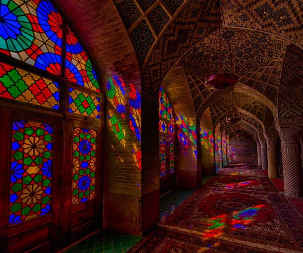 istock Inside the Nasir ol Molk Mosque in Shiraz, Iran 636263288