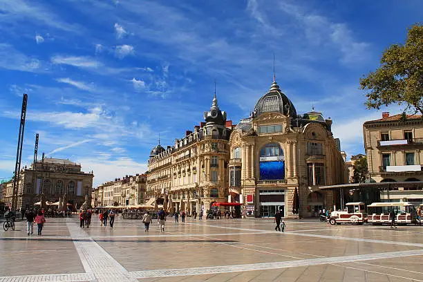 Photo of Place de la Comédie in Montpellier, France