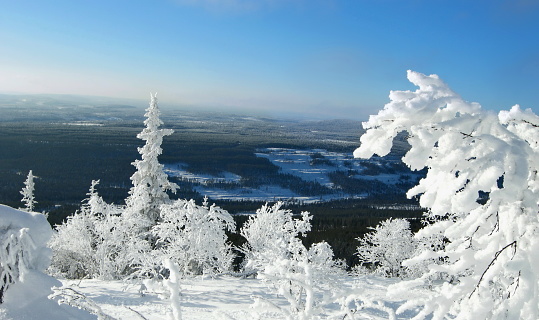 Beautiful winter day in Vemdalen, Sweden