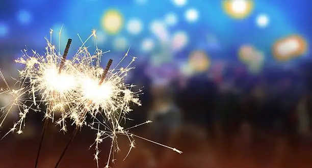 Photo of sparkler - New Year / New Year's Eve / celebration