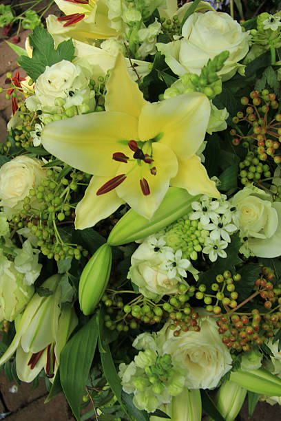 istock Tiger Lily wedding arrangement 636267900