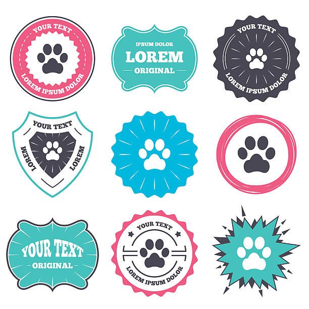istock Dog paw sign icon. Pets symbol. 636269434