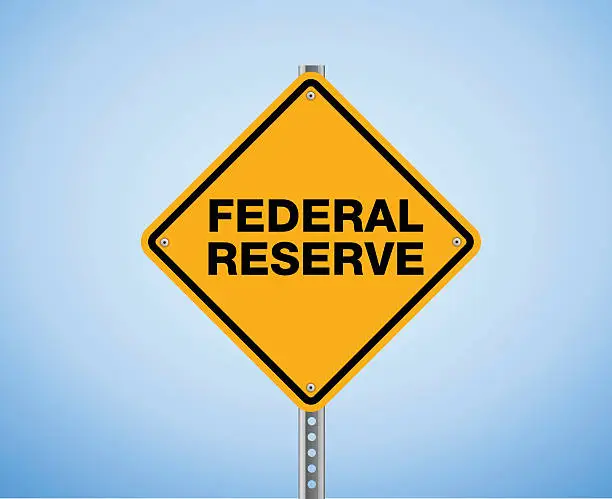 Vector illustration of FEDERAL RESERVE