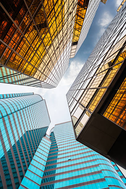 istock low angle view of business buildings 636279498