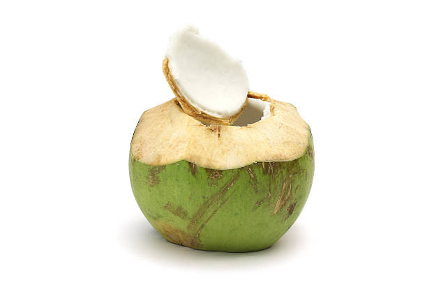 istock Coconut Ripe and tasty isolated on white background 636282870
