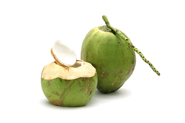 istock Coconut Ripe and tasty isolated on white background 636282884