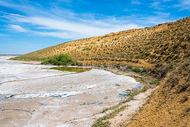 istock Near lake Baskunchak. 636284008