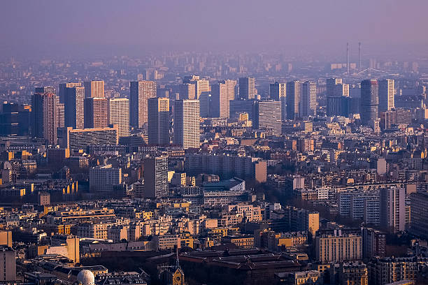 istock Aerial View on Paris, France 636284482