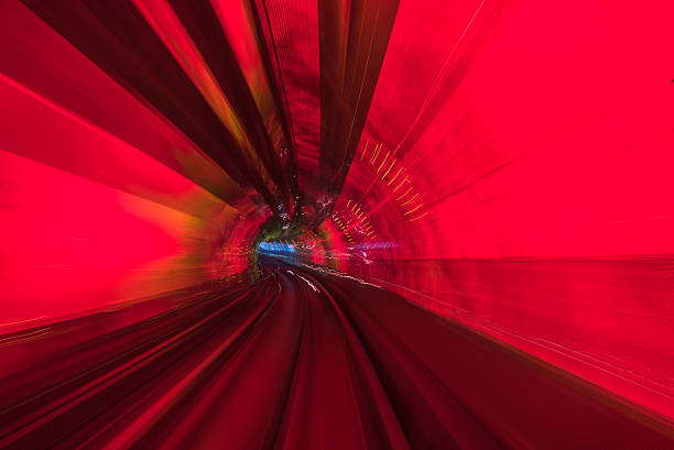 istock Railroad Track In Tunnel 636287616