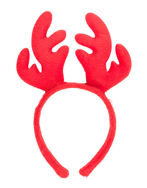 istock Funny christmas tiara on a white background 636289772