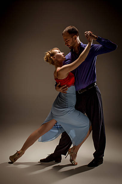 istock The man and the woman dancing argentinian tango 636289894