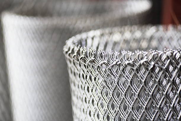 Rolls of  steel wire mesh Rolls of  steel wire mesh wire mesh photos stock pictures, royalty-free photos & images