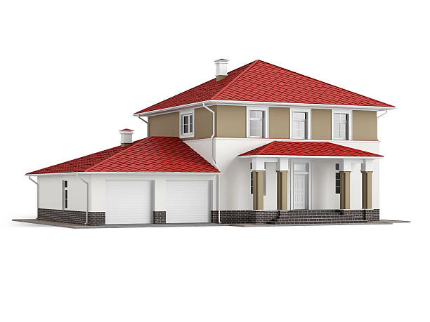 istock Traditional two-storey house 636296270