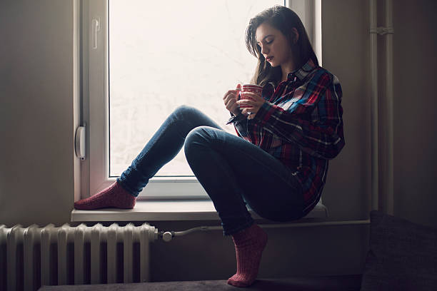 istock Pensive in the morning 636303426