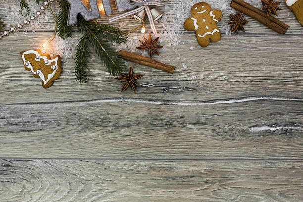istock Christmas cookies with festive decoration 636306282