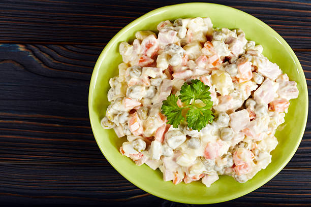 istock Olivier salad. Traditional Russian cuisine. 636306658