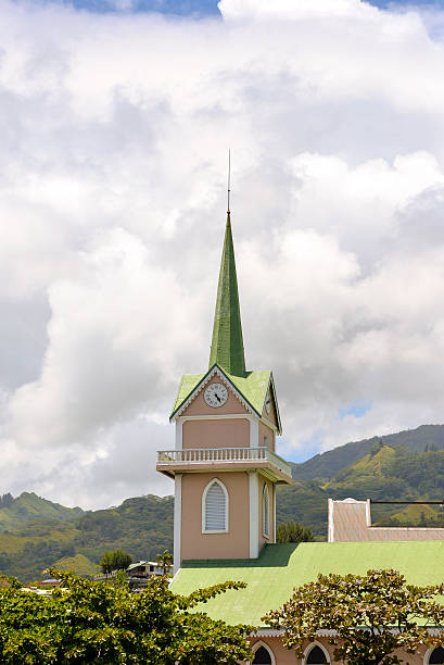 istock Church in Papeete, Tahiti 636315206