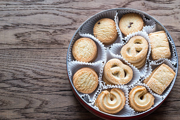 istock Box of butter cookies 636316074