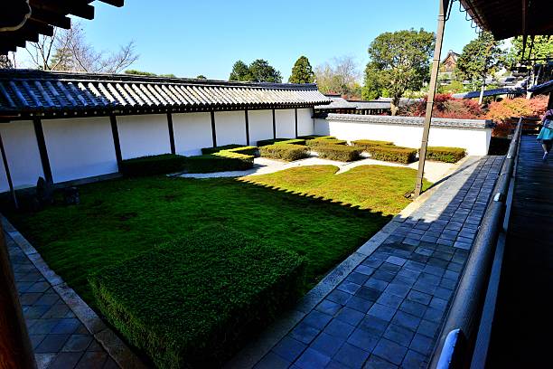 東京府寺の西庭北条(アボツホール)、京都、 - kyoto accord 写真 ストックフォトと画像