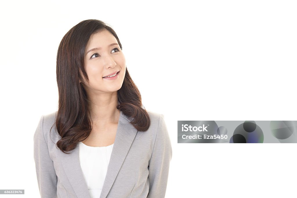 Smiling business woman Portrait of a young business woman Adult Stock Photo