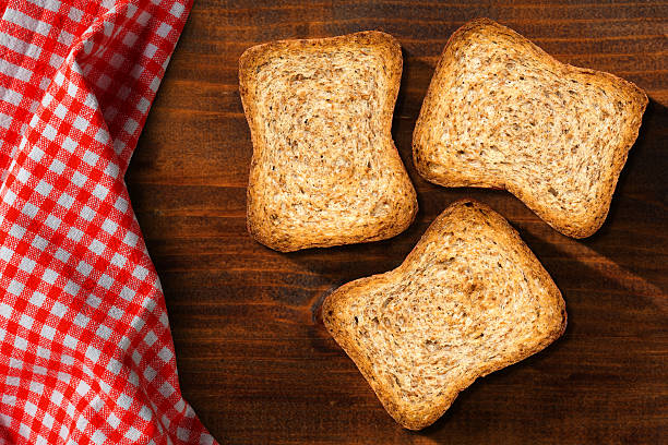 Rusks of Wholemeal Flour on a Table
