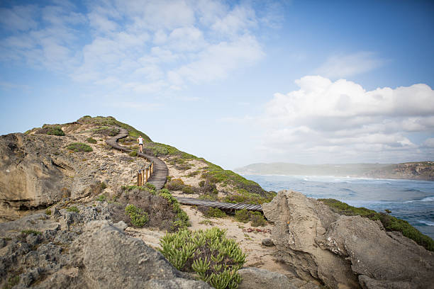 istock Running the ridgeline near the seaside 636337264