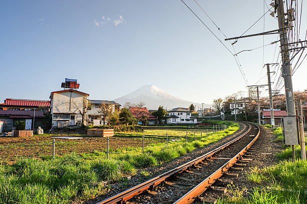 istock Local Railway to Fuji 636338626