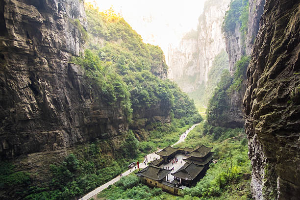 istock Three nature Bridge, Wulong National Park, Chongqing, China 636338670