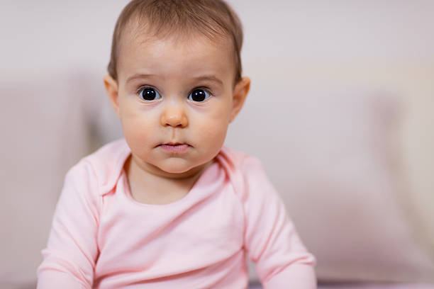istock Cute little baby girl 636338764