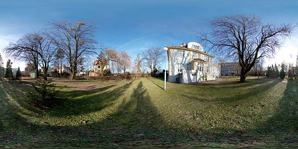 istock Park and resort house 636340774
