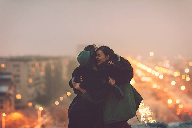 istock Happy Young Women Having Fun Outdoors. 636347054