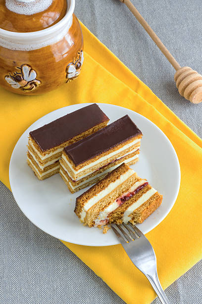 istock Homemade Honey Cake Slices 636348018