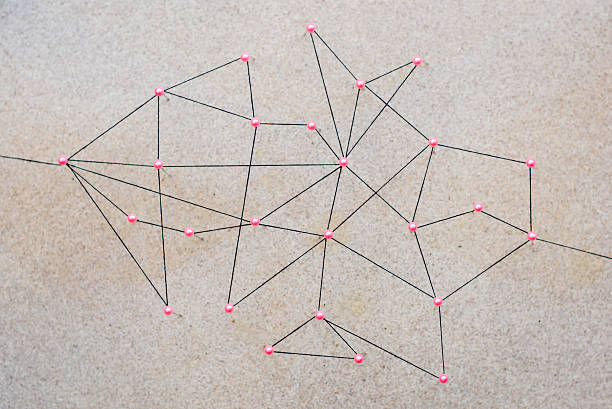 istock Linking entities. Network, networking, social media, internet co 636348350