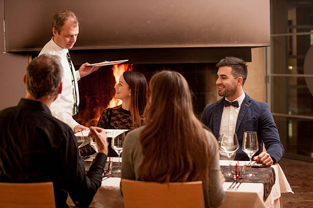 istock Serving a Starter in a Fancy Restaurant 636349960